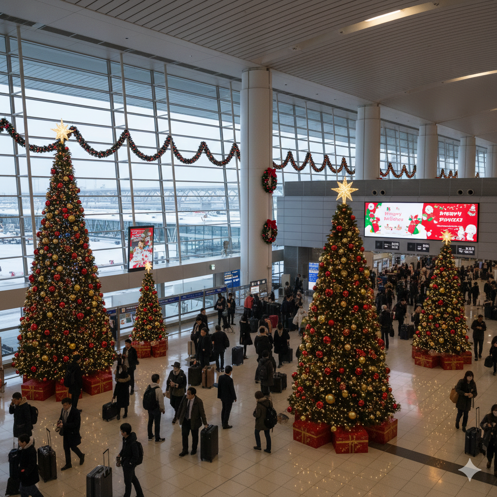 Why Narita Airport Feels So Different During Christmas Week