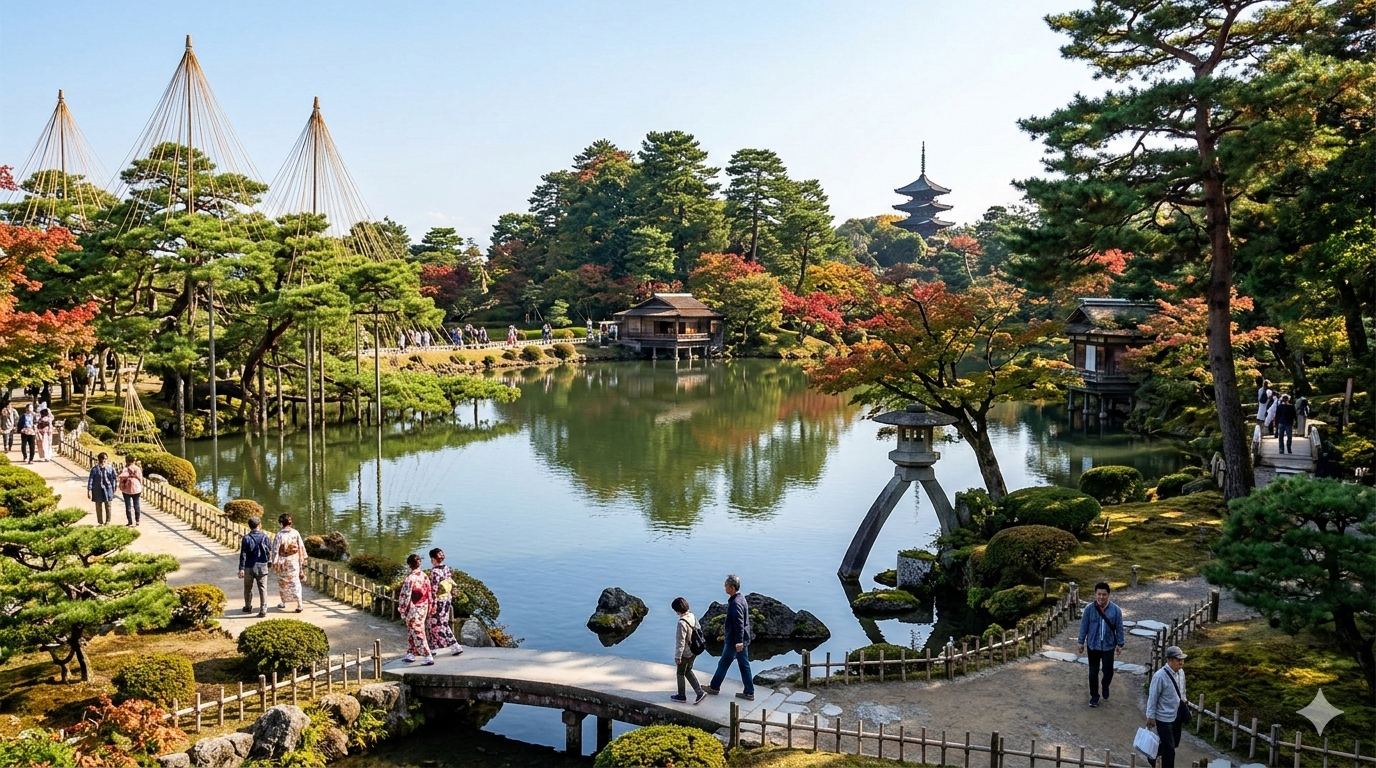 Kenrokuen Kanazawa Garden Architecture Guide