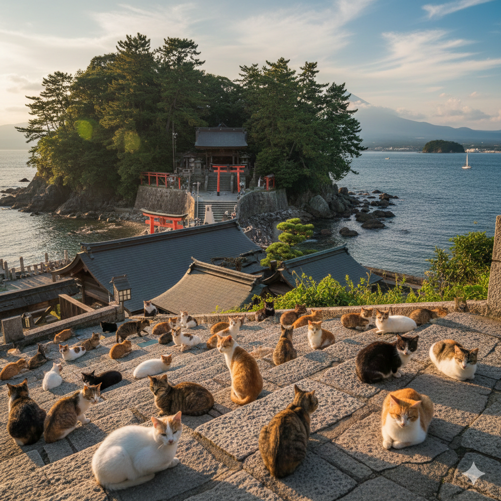 Enoshima & Friendly Stray Cat Spots